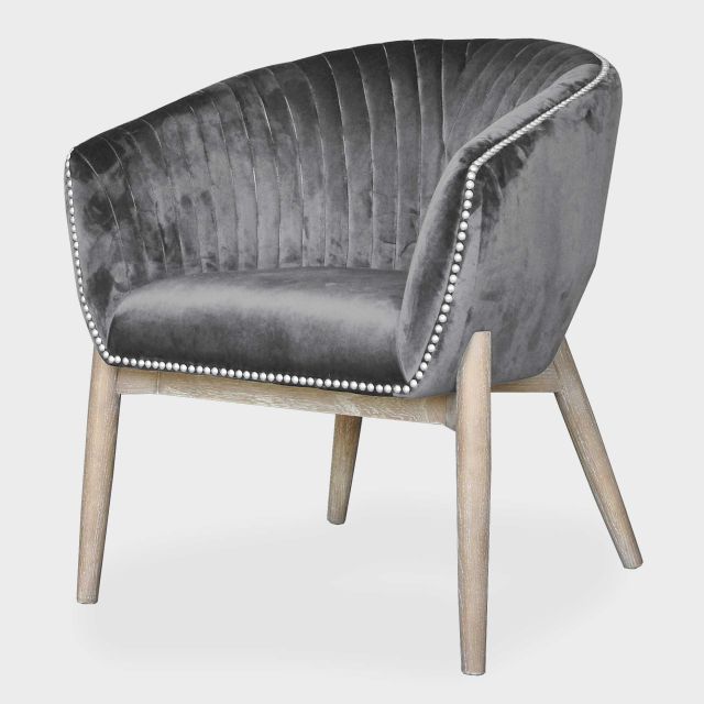 Nora Club Chair Gray